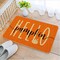 Hello Pumpkin Door Mat Welcome Decorative, Autumn Thankful Pumpkin Farmhouse Outdoor Indoor Patio Entrance Door Mats Low Profile Non Slip Outside Inside Floor Mat Rugs for Home Decor. 29x 17 Inch